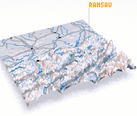 3d view of Ramsau