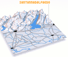 3d view of SantʼAnna dʼAlfaedo