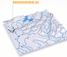 3d view of Ban Nong Phra Lae