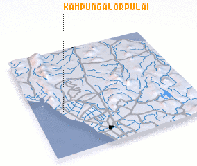 3d view of Kampung Alor Pulai