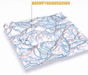 3d view of Wān Hpya-kawngkiao