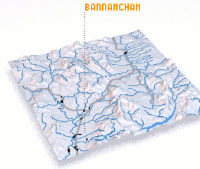 3d view of Ban Nam Cham