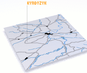 3d view of Kyndyzyk