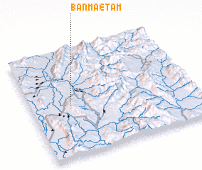 3d view of Ban Mae Tam