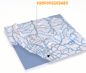 3d view of Kampong Gedabu