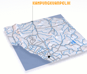 3d view of Kampung Kuan Pelik