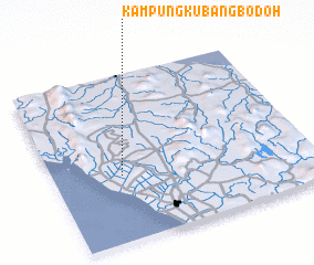 3d view of Kampung Kubang Bodoh