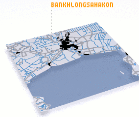 3d view of Ban Khlong Sahakon