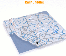 3d view of Kampung Gial