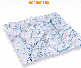 3d view of Ban Mae Tha