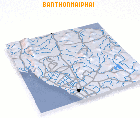 3d view of Ban Thon Mai Phai