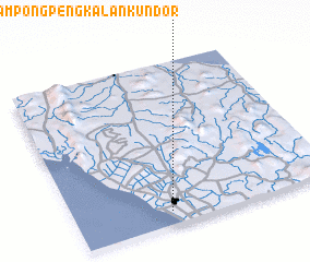 3d view of Kampong Pengkalan Kundor