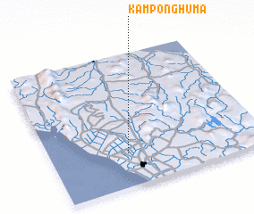 3d view of Kampong Huma