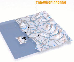 3d view of Tanjung Piandang