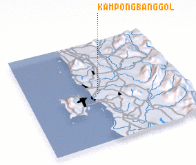 3d view of Kampong Banggol