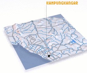 3d view of Kampung Kangar