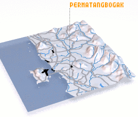 3d view of Permatang Bogak