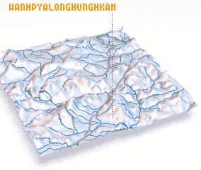 3d view of Wān Hpya-lōng-hūnghkam