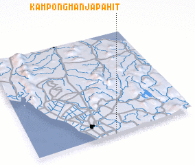 3d view of Kampong Manjapahit