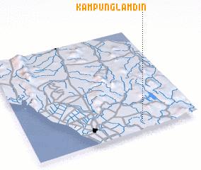 3d view of Kampung Lamdin