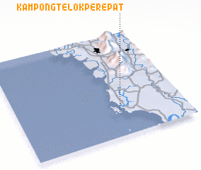 3d view of Kampong Telok Perepat