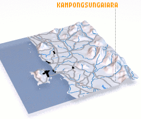 3d view of Kampong Sungai Ara