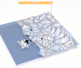 3d view of Kampong Gua Raban