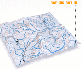 3d view of Ban Huai Bo Tum