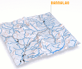 3d view of Ban Na Lao