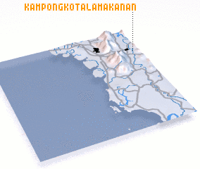 3d view of Kampong Kota Lama Kanan