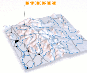 3d view of Kampong Bandar