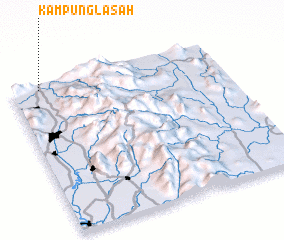 3d view of Kampung Lasah