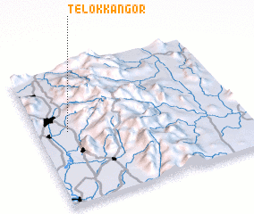 3d view of Telok Kangor