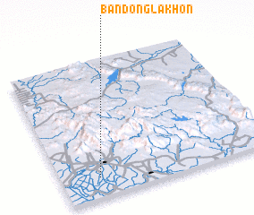 3d view of Ban Dong Lakhon