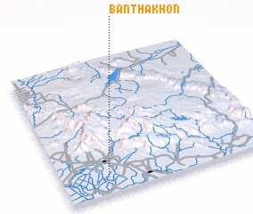 3d view of Ban Tha Khon