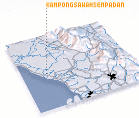 3d view of Kampong Sawah Sempadan