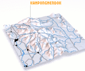 3d view of Kampong Mendok