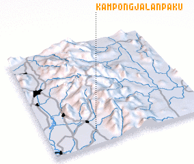 3d view of Kampong Jalan Paku