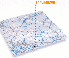 3d view of Ban Laem Sum