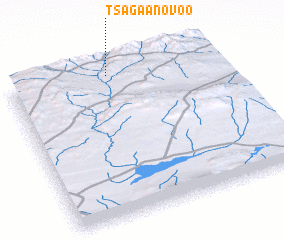 3d view of Tsagaan Ovoo