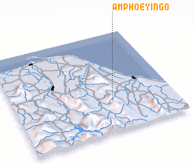 3d view of Amphoe Yingo