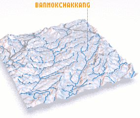 3d view of Ban Môkchak-Kang