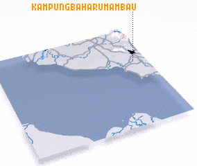 3d view of Kampung Baharu Mambau