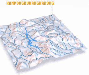 3d view of Kampong Kubang Bakong