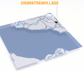 3d view of Sikamat New Village