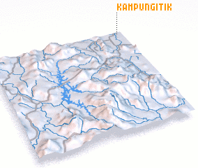 3d view of Kampung Itik