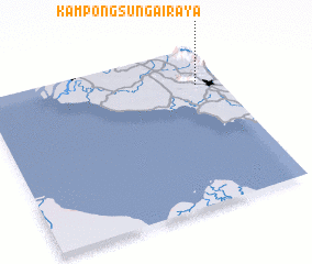 3d view of Kampong Sungai Raya