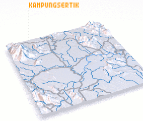 3d view of Kampung Sertik