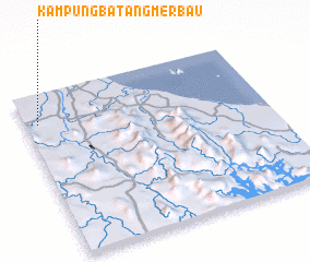 3d view of Kampung Batang Merbau