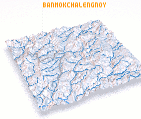 3d view of Ban Môkchalèng-Noy